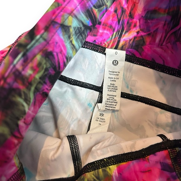 NWOT Lululemon Lulu Hyper Flow Base Pace High Rise Running Tights 25” SZ 0 - Picture 10 of 10